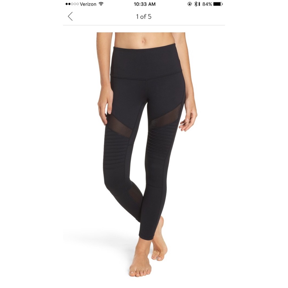 Zella High Waste Moto Leggings
